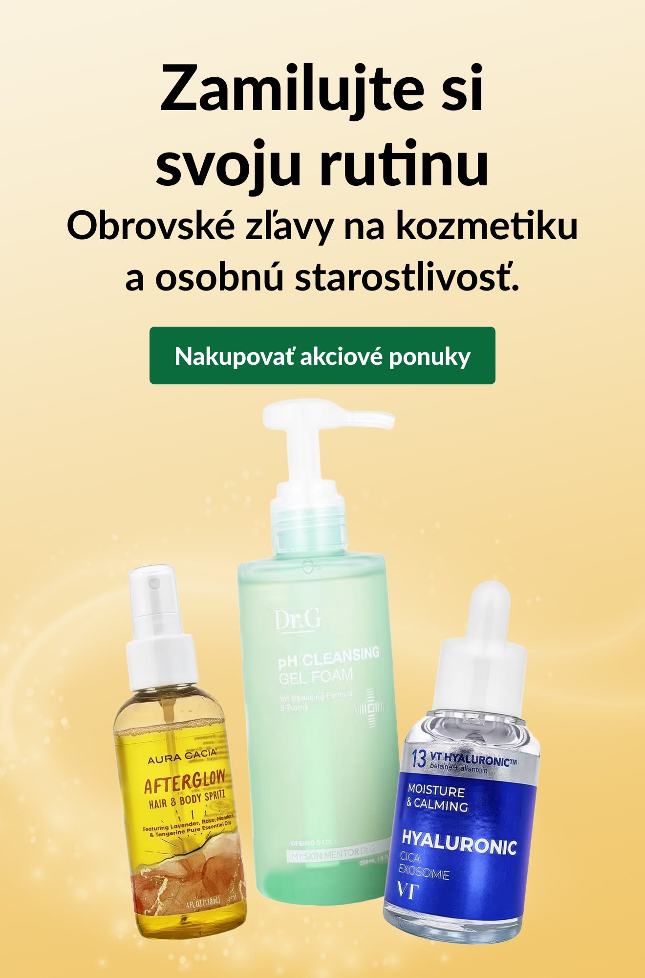 „Zamilujte si svoju rutinu: Obrovské zľavy na kozmetiku a osobnú starostlivosť.