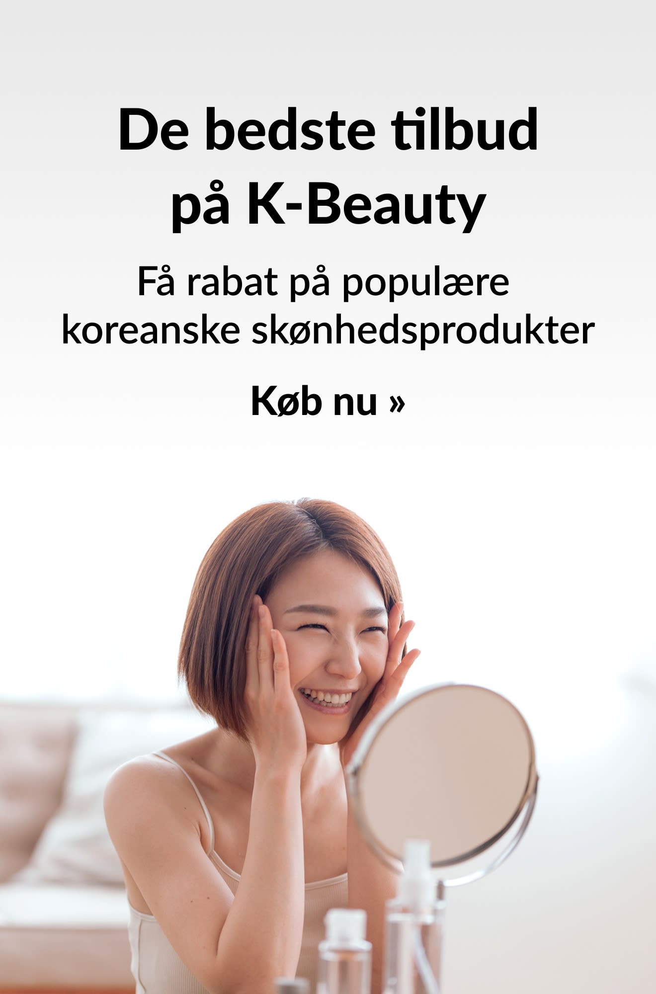 Skønhedsbanner, der præsenterer de bedste tilbud på koreanske skønhedsprodukter. Køb nu.