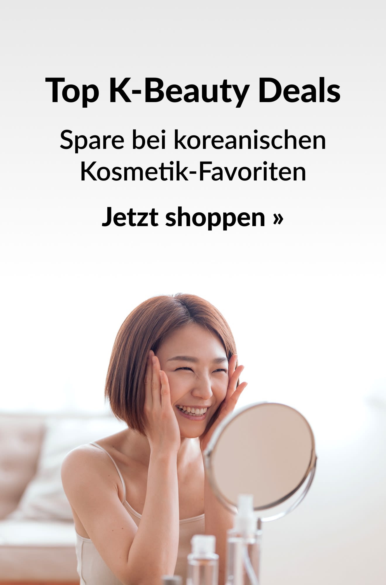 Beauty-Banner für die besten koreanischen Beauty-Angebote. Jetzt shoppen.