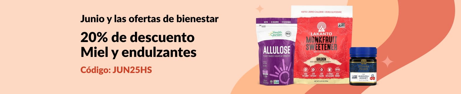 20% de descuento en Miel y endulzantes
