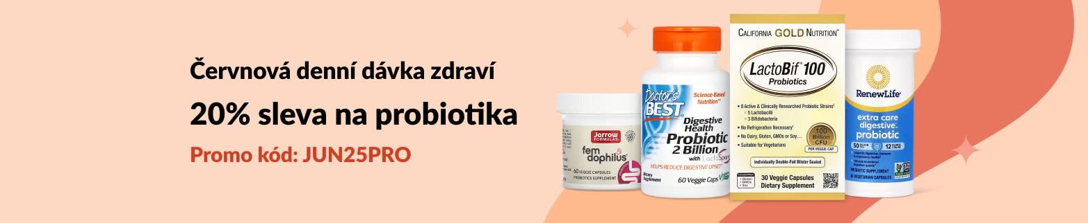 –20 % na probiotika