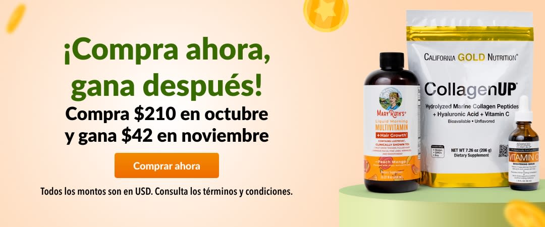 Compra $210 en octubre y gana $42 en noviembre.