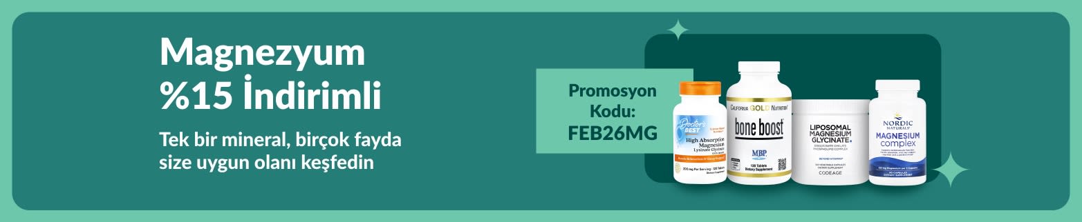 Magnezyum takviyelerinde %15 indirimle günlük desteği keşfedin. FEB26MG koduyla seçili ürünlerde avantajlı fiyatlar iHerb’de. 