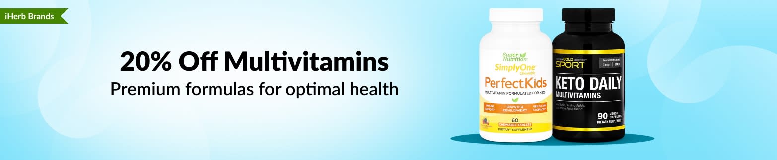 20% OFF MULTIVITAMINS