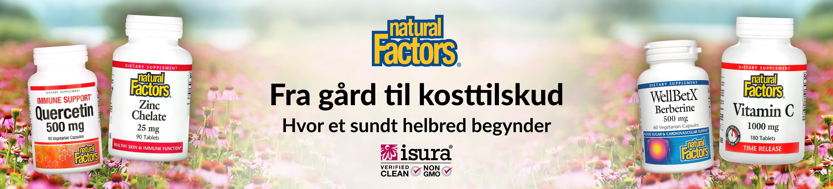 Natural Factors® Fra gård til kosttilskud