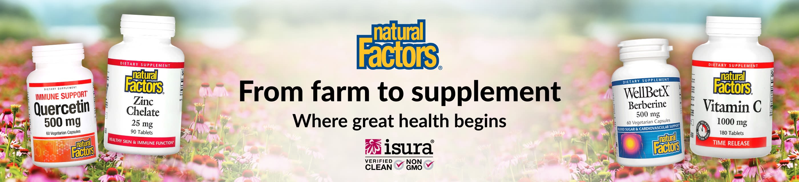 Natural Factors® ​From farm to supplement