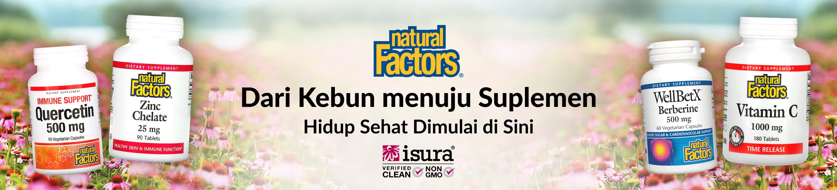 Natural Factors® Dari Kebun menuju Suplemen