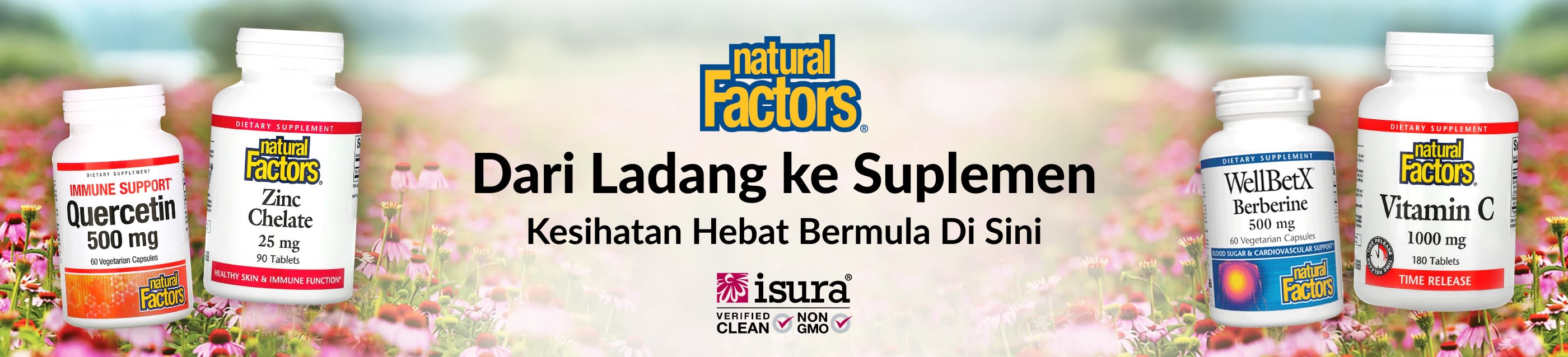 Natural Factors® Dari Ladang ke Suplemen