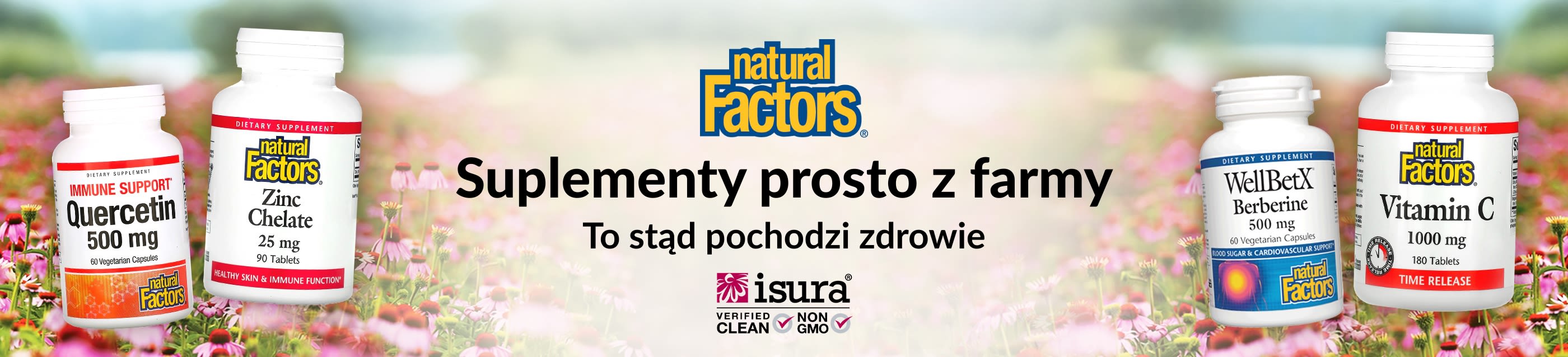 Natural Factors® Suplementy prosto z farmy