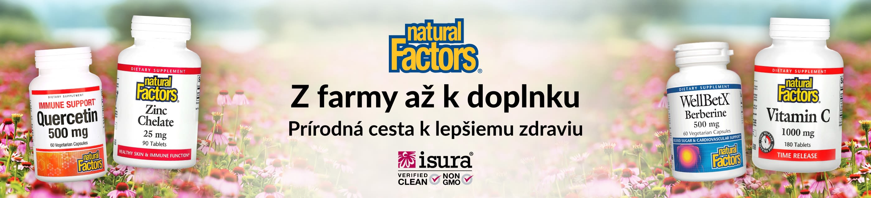 Natural Factors® Z farmy až k doplnku