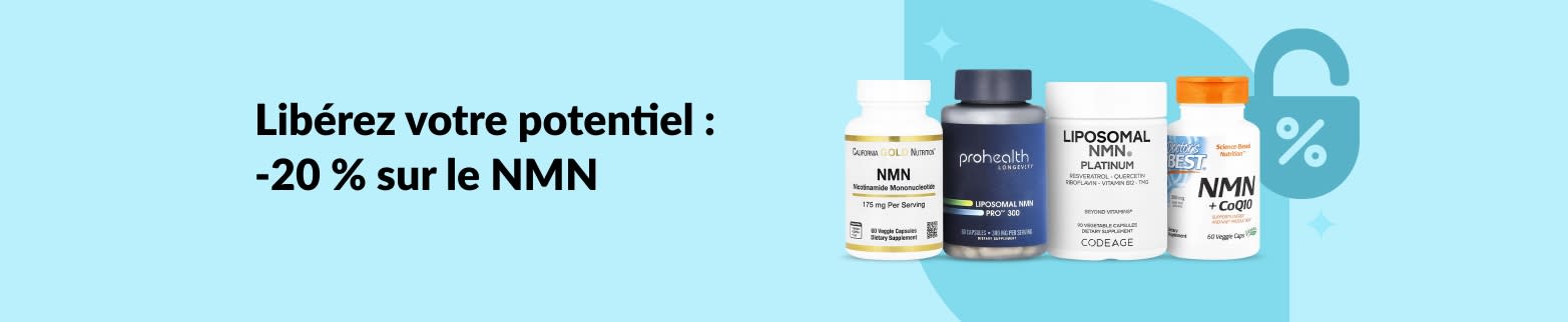 20 % de réduction sur du NMN Premium 