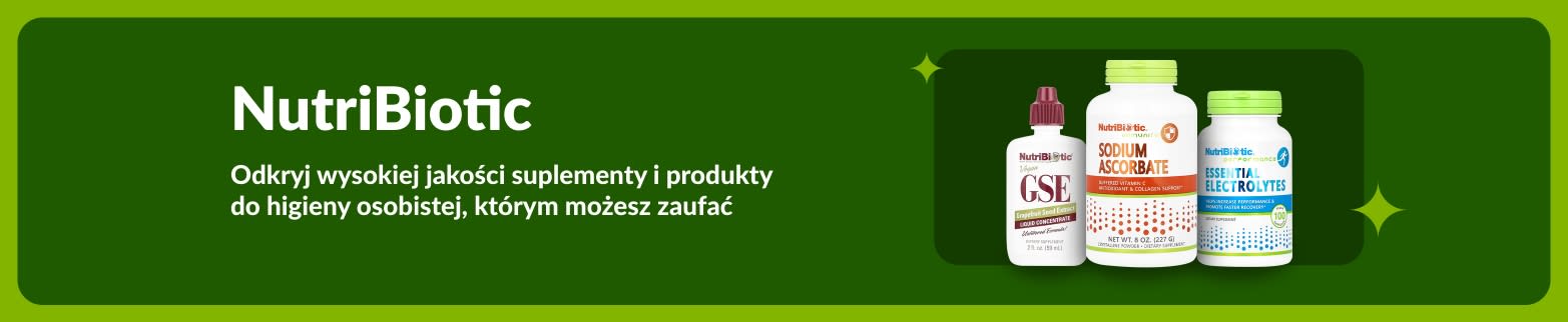 NutriBiotic: GSE (Ekstrakt z nasion grejpfruta), sód, elektrolity. Wysokiej jakości suplementy i higiena osobista.