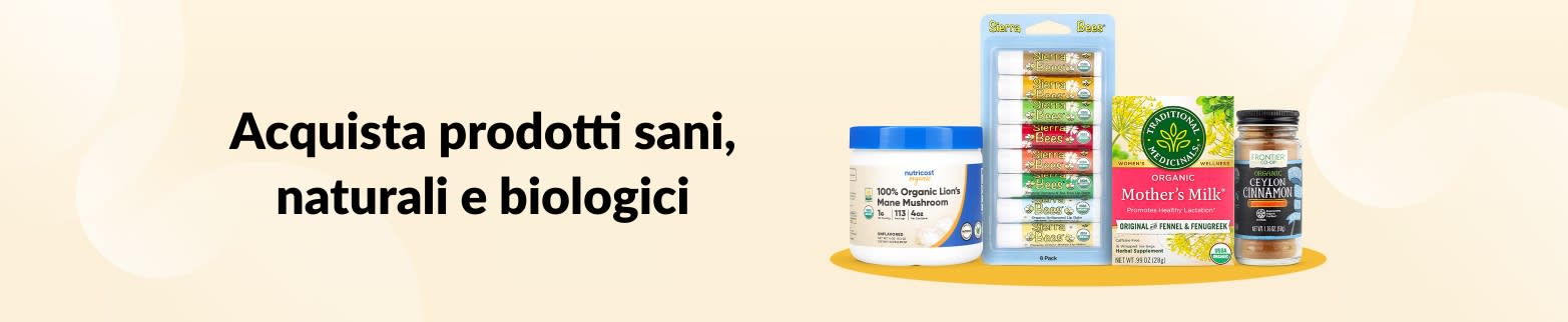 ACQUISTA SUBITO I PRODOTTI BIOLOGICI