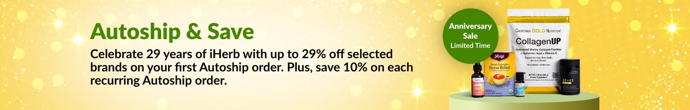 Autoship & Save. Celebrate 29 years with up to 29% off selected brands on your first Autoship order.