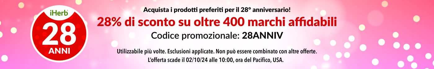 28% DI SCONTO SU OLTRE 400 MARCHI AFFIDABILI