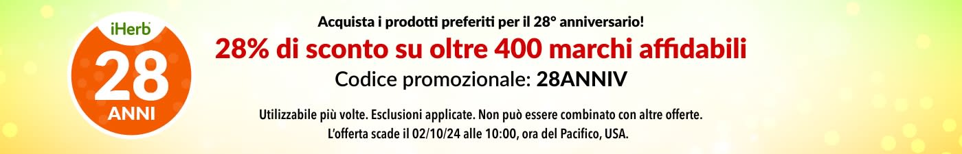 28% DI SCONTO SU OLTRE 400 MARCHI AFFIDABILI