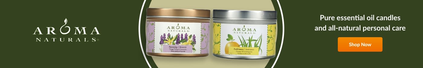 Pure essential oil candles and all-natural personal care