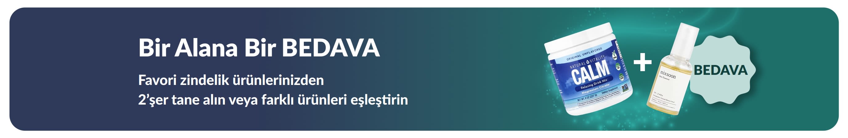 Probiyotik takviyeler ve damlalıklı şişe görsellerinin yer aldığı iHerb iyi yaşam kampanyası, temel ihtiyaçlarda 1 Alana 1 Bedava fırsatıyla iyi yaşam rutinine avantajlı bir başlangıç sunuyor.