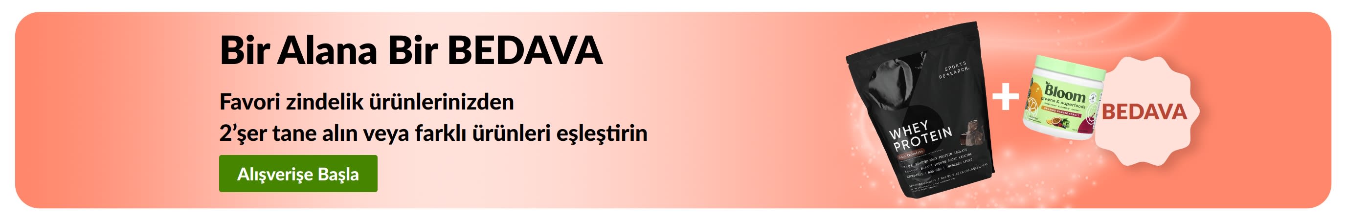 Probiyotik takviyeler ve damlalıklı şişe görsellerinin yer aldığı iHerb iyi yaşam kampanyası, temel ihtiyaçlarda 1 Alana 1 Bedava fırsatıyla iyi yaşam rutinine avantajlı bir başlangıç sunuyor.