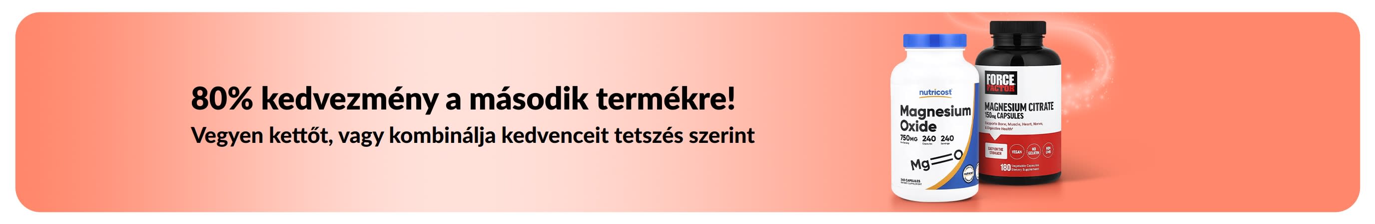 iHerb promóciós banner, amely Egyet fizet, kettőt vihet akció keretében kínál wellness termékeket, probiotikus étrend-kiegészítőket és cseppentős üveget ábrázolva.