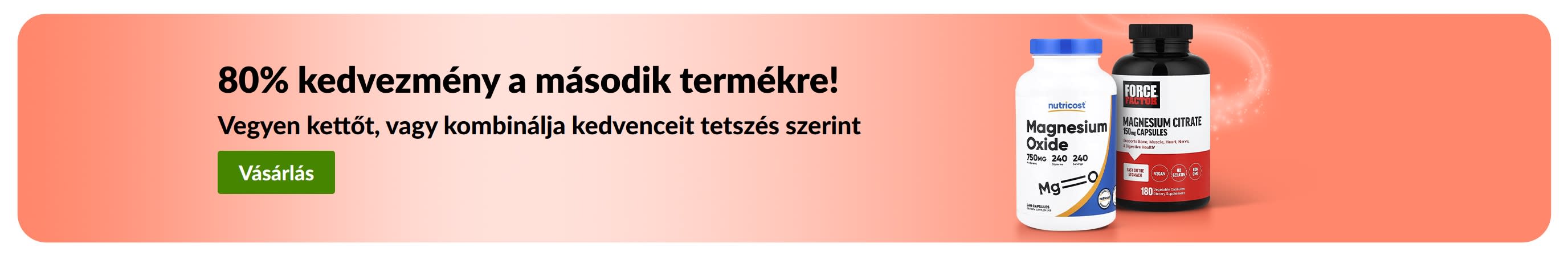 iHerb promóciós banner, amely Egyet fizet, kettőt vihet akció keretében kínál wellness termékeket, probiotikus étrend-kiegészítőket és cseppentős üveget ábrázolva.