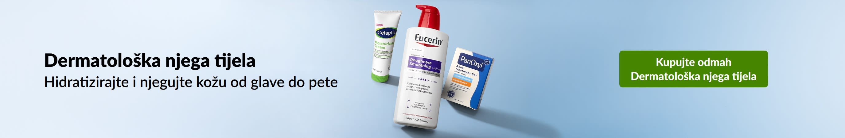 Dermatološka njega tijela za hidrataciju i njegu kože od glave do pete. Kupujte dermatološke proizvode za ljepotu.