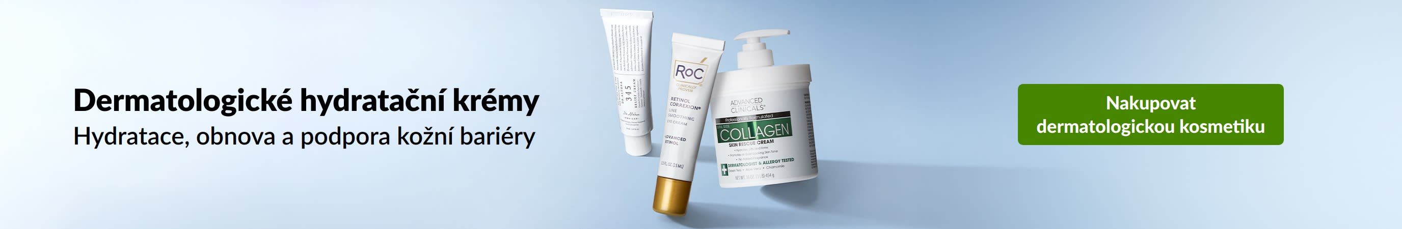 Dermatologické hydratační krémy, které hydratují, obnovují a podporují vaši kožní bariéru. Nakupujte hydratační kosmetiku.