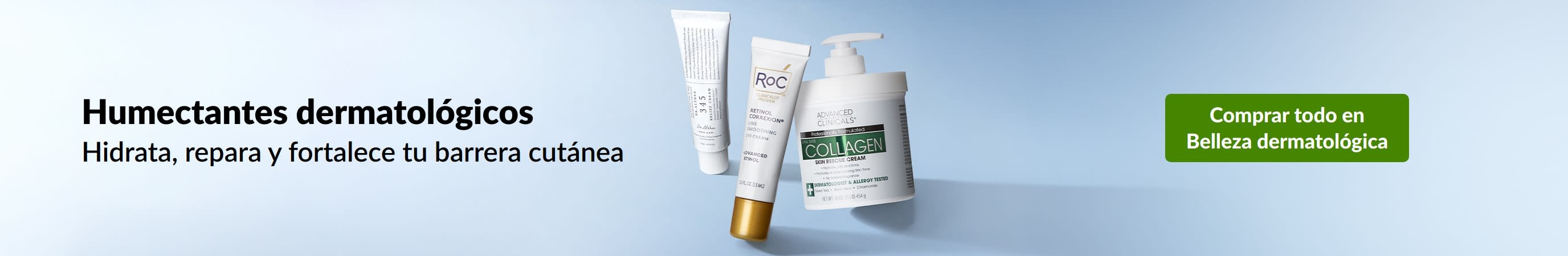 Humectantes dermatológicos que hidratan, reparan y fortalecen tu barrera cutánea. Compra belleza dermatológica.