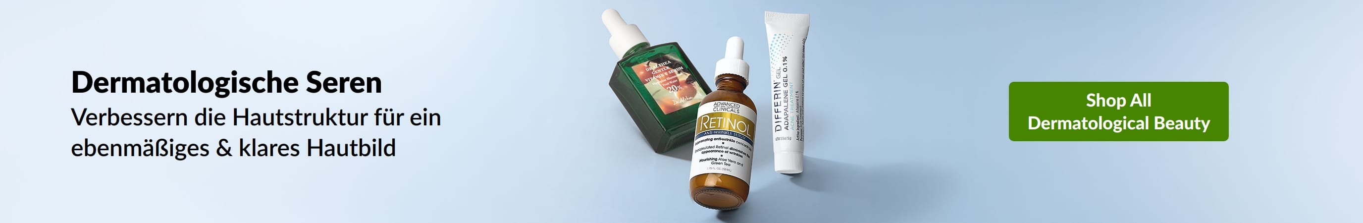 Dermatologische Intensivkuren und Seren zur Verbesserung von Hautbild und Hautstruktur. Entdecke dermatologische Pflege.