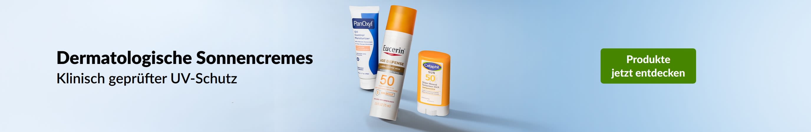 Dermatologische Sonnenschutzprodukte mit klinisch geprüftem UV-Schutz. Entdecke alle dermatologischen Pflegeprodukte.