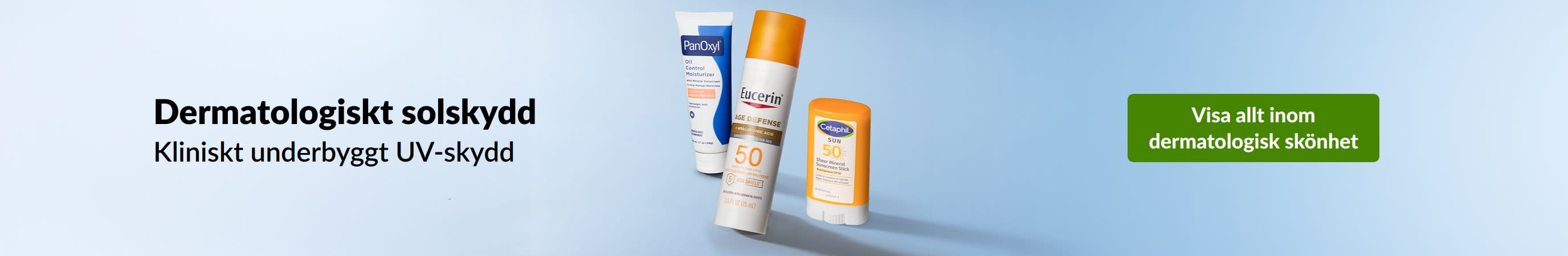 Dermatologiskt solskydd med Kliniskt underbyggt UV-skydd. Handla dermotologiska skönhetsprodukter. 