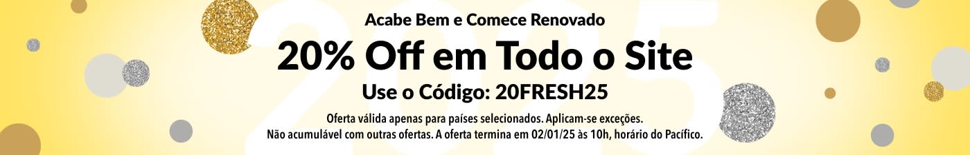 ACABE BEM COMECE RENOVADO 20% OFF EM TODO O SITE 