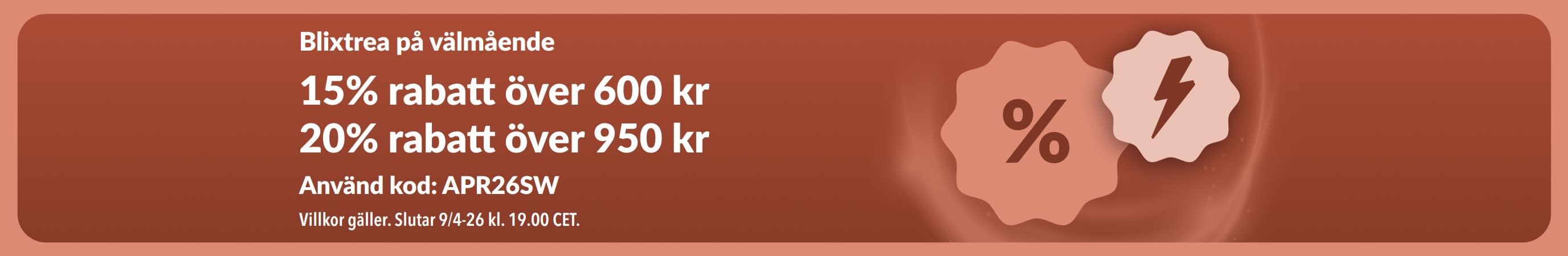 iHerb blixtrea på välmående-banner med rabattkod APR26SW.