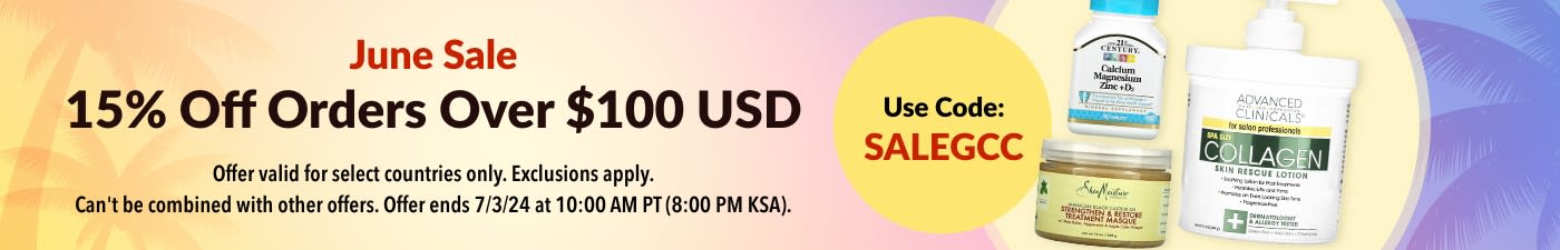 JUNE SALE. 15% OFF OVER $100 USD WITH CODE: SALEGCC