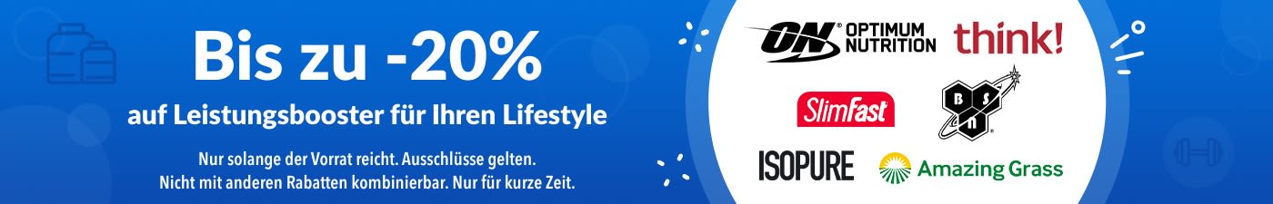 -20% auf LEISTUNGSBOOSTER FÜR IHREN LIFESTYLE