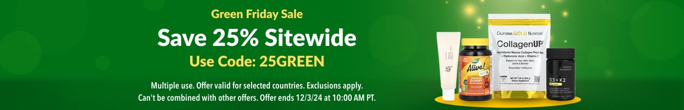 GREEN FRIDAY SALE