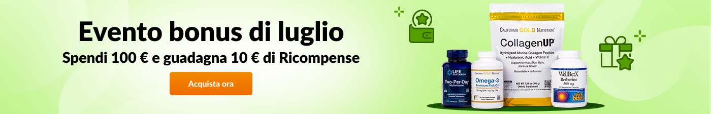 SPENDI 100 € E GUADAGAI 10 € EVENTO BONUS DI LUGLIO