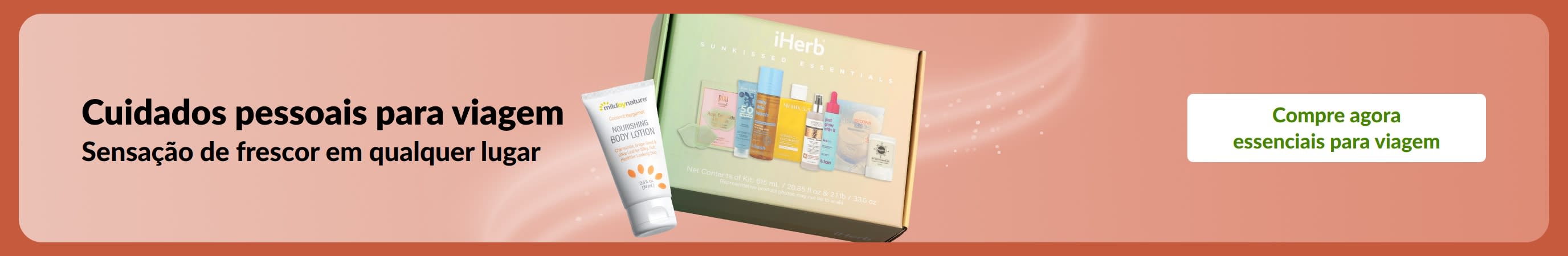 Cuidados pessoais para viagem: sensação de frescor durante a viagem com cuidados para a pele, o corpo e itens essenciais.