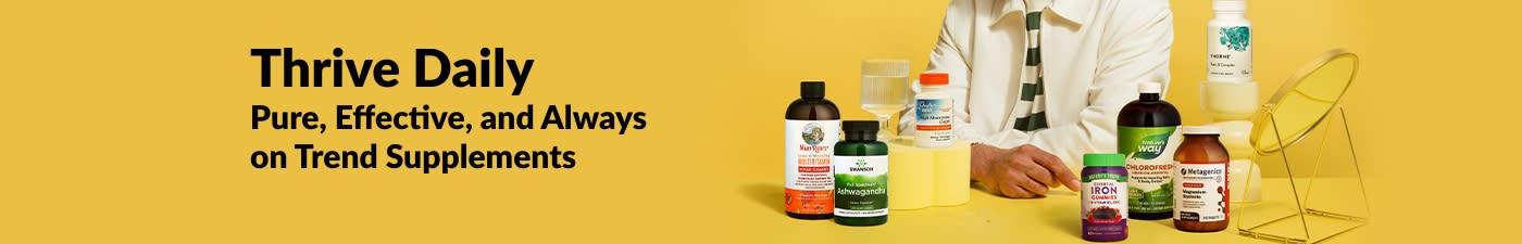 Promoting supplements category while highlighting on bestselling products