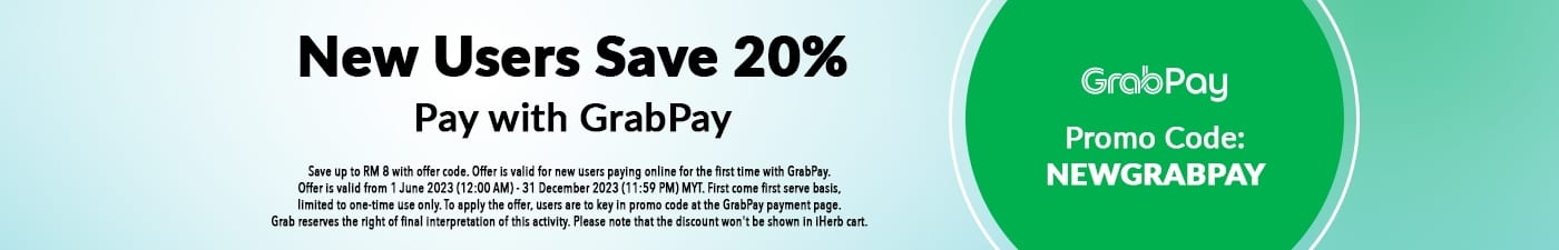 New Users Save 20% Pay with GrabPay
