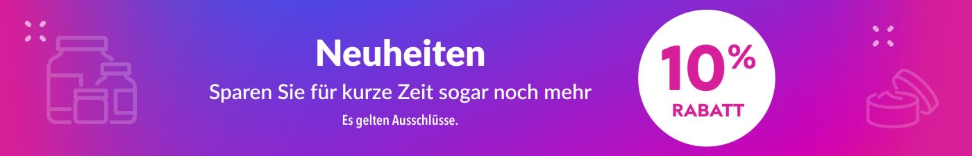 -10% auf Neuheiten
