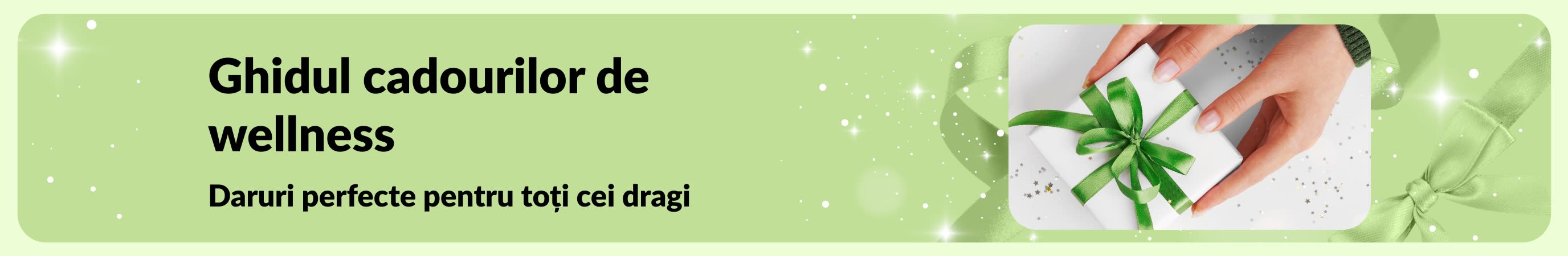 Ghid de cadouri de wellness iHerb, cu seturi cadou pentru îngrijire personală și frumusețe, ideale pentru cei dragi.