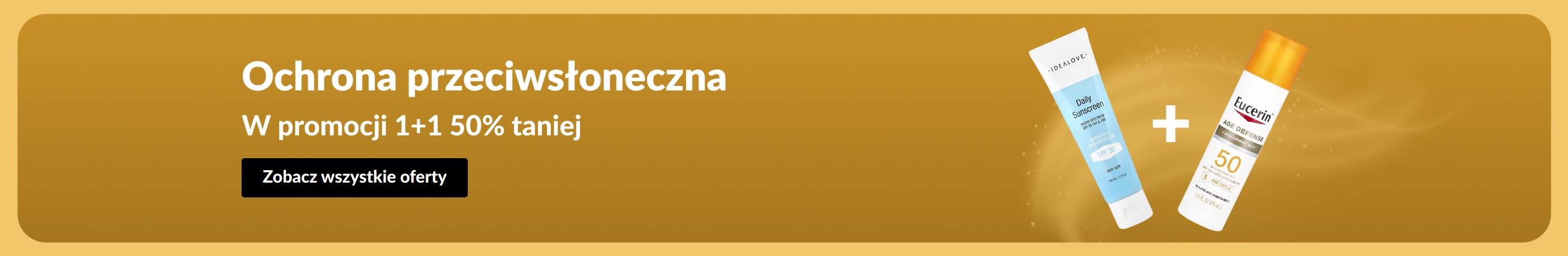 Wyprzedaż produktów przeciwsłonecznych: Kup jeden, drugi otrzymaj 50% taniej!