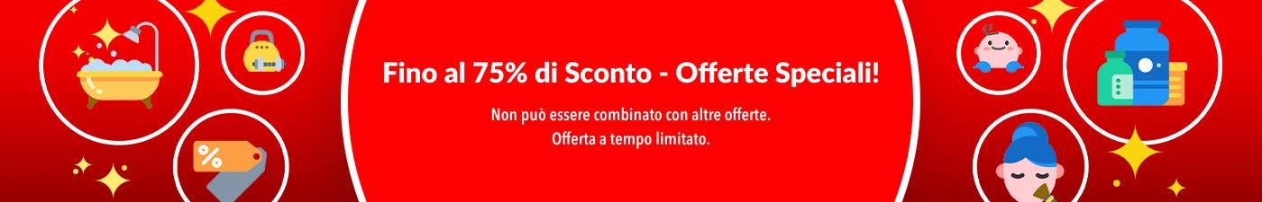 FINO AL 75%  DI SCONTO - OFFERTE SPECIALI