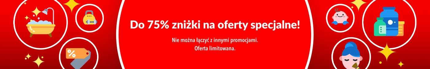 DO 75%  ZNIŻKI NA OFERTY SPECJALNE