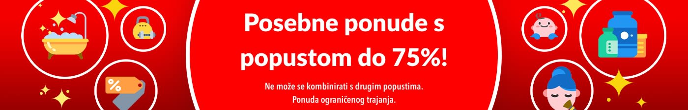 DO 75% POPUSTA NA SPECIJALNE PONUDE
