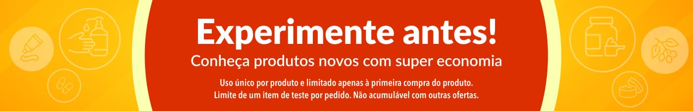 EXPERIMENTE ANTES COM SUPER ECONOMIA