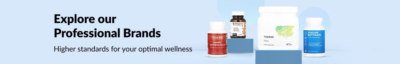 Banner showing saffron, zinc, and creatine products.