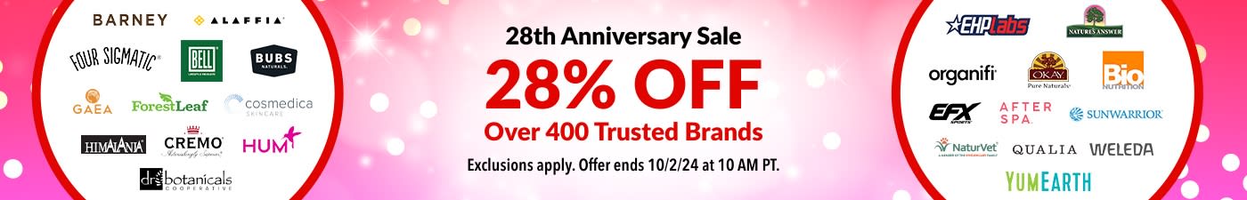 28% OFF OUR TRUSTED BRANDS