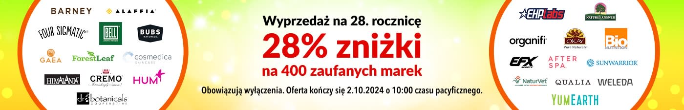 28% ZNIŻKI NA NASZE ZAUFANE MARKI